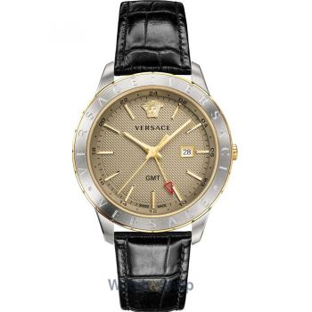 Ceas Versace Versace VEBK00218 Univers GMT men`s watch 43mm 3ATM