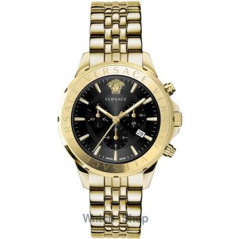 Ceas Versace Versace VEV602123 Signature Chronograph Mens Watch 44mm 5ATM