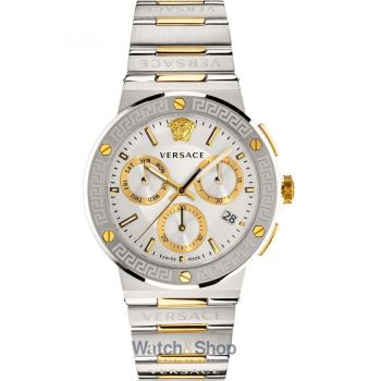 Ceas Versace Versace VEZ900321 Mens Watch Greca Logo Chrono 43mm 5ATM